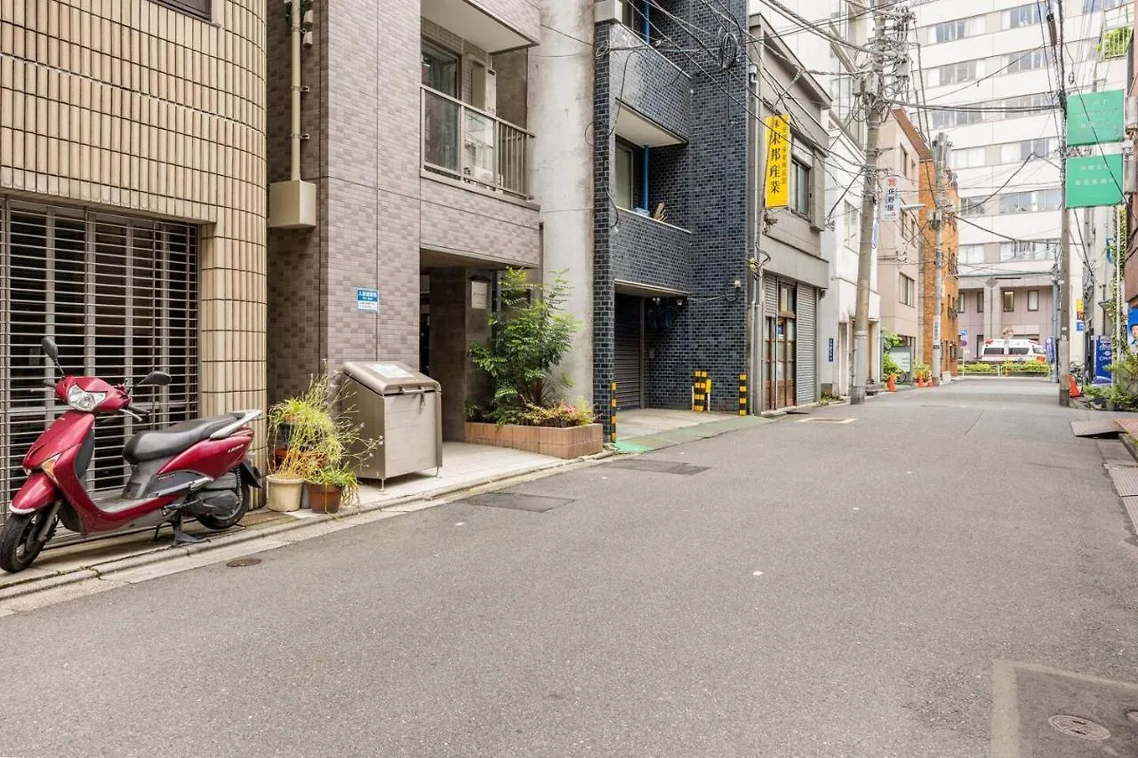 Apartmán 上野駅徒歩５分シングルベッド４台+ソファベッド２台 1Ldk Prefektura Tokio 0*,